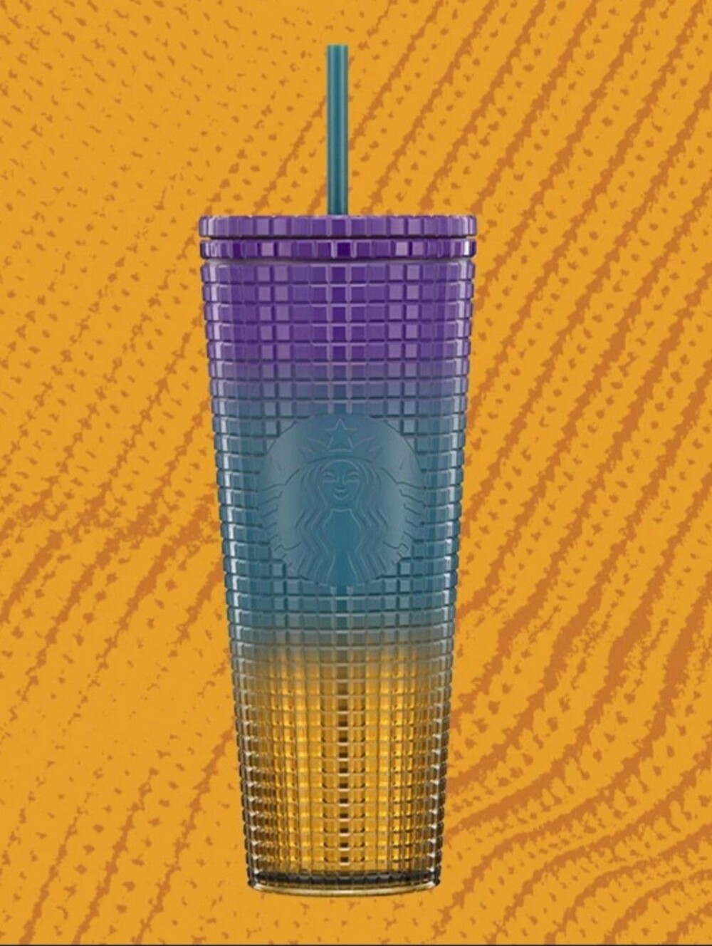 Starbucks Ombre Studded Tumbler - Purple to Teal (24 oz)